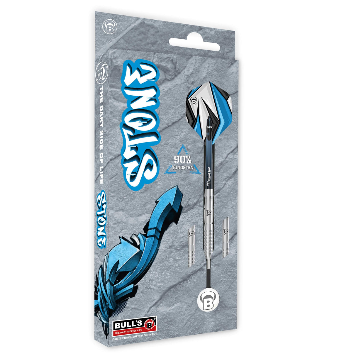 BULL'S Stone Darts - Steel Tip - 90% Tungsten - S2