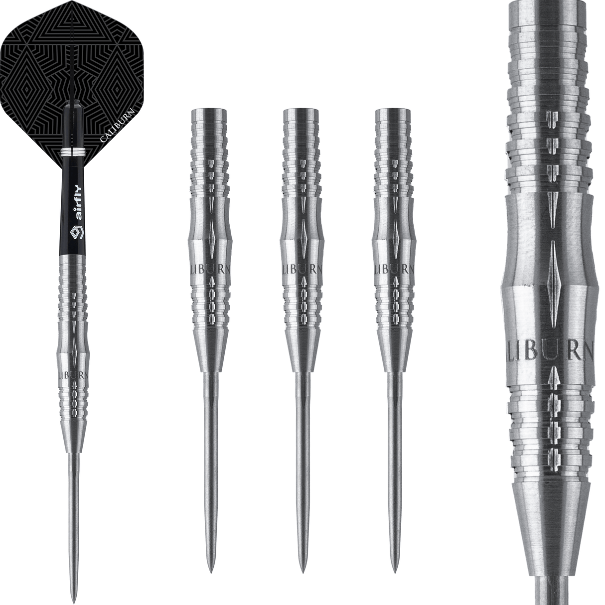 Caliburn Hunt Darts - Steel Tip - 90% Tungsten - H3