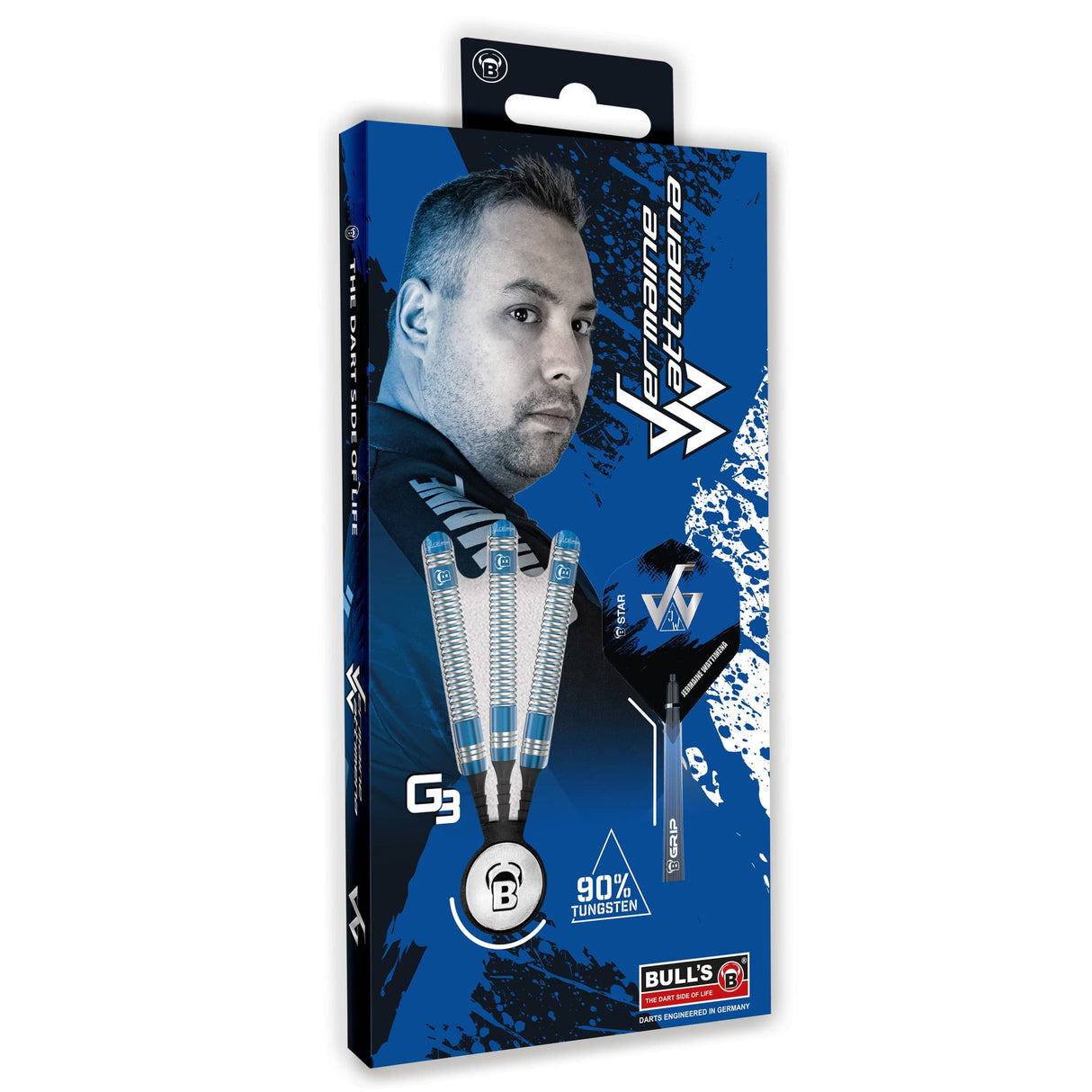 BULL'S Jermaine Wattimena Darts - Soft Tip - 90% Tungsten - G3 - 20g