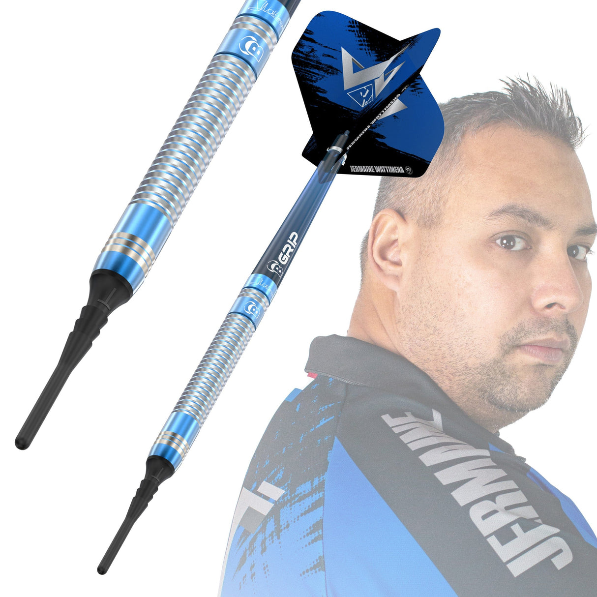 BULL'S Jermaine Wattimena Darts - Soft Tip - 90% Tungsten - G3 - 20g