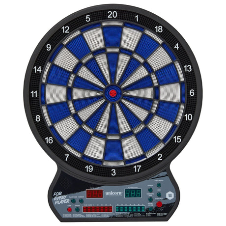 Unicorn Electronic Dartboard - Soft Tip Board with LED Display - 2 sets of darts