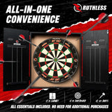 Ruthless Animal Home Darts Centre - Hotshot Dartboard in Cabinet - Gorilla