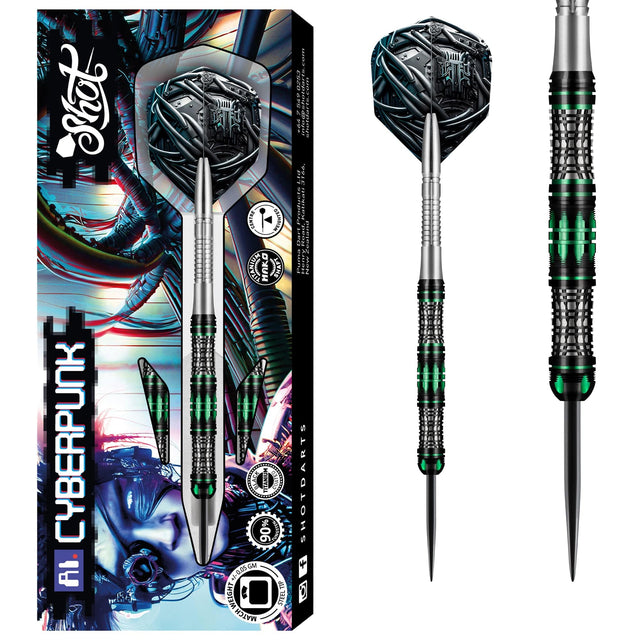 Shot AI Darts - Steel Tip - Cyberpunk 23g