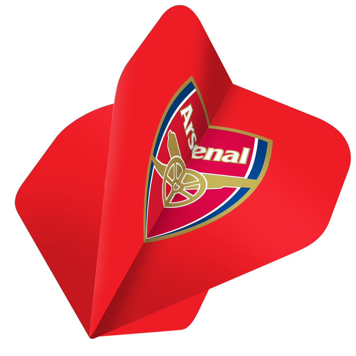 Arsenal FC Dart Flights - Official Licensed - No2 - Std - The Gunners - F1 - Red - Crest