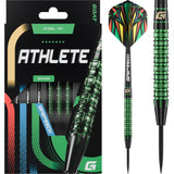 Goat Athlete Darts - Steel Tip - Brass - Green - 10g