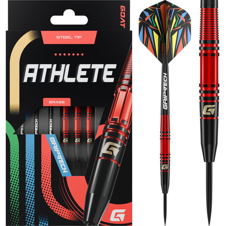 Goat Athlete Darts - Steel Tip - Brass - Red - 11g