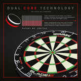 Winmau Blade 6 Dartboard - Professional - with Rota Lock System - Blade 6 - Dual Core