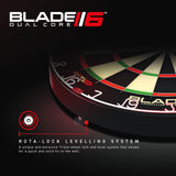 Winmau Blade 6 Dartboard - Professional - with Rota Lock System - Blade 6 - Dual Core