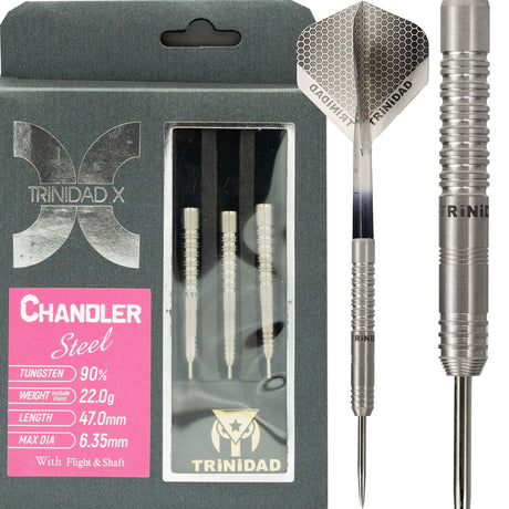 Trinidad X Darts - Steel Tip - 90% Tungsten - Chandler - 22g