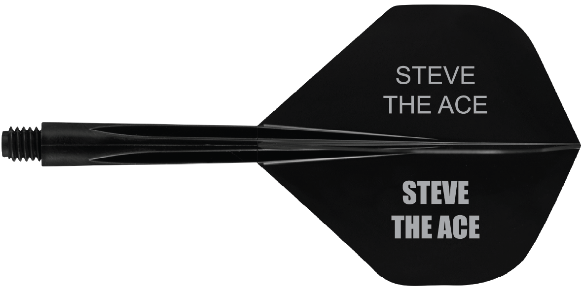 Condor AXE Dart Flights - Standard - Black