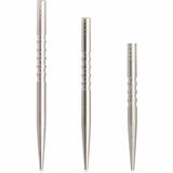 Condor Beak Dart Points - Steel Tip Replacement Points - with Cut - Silver