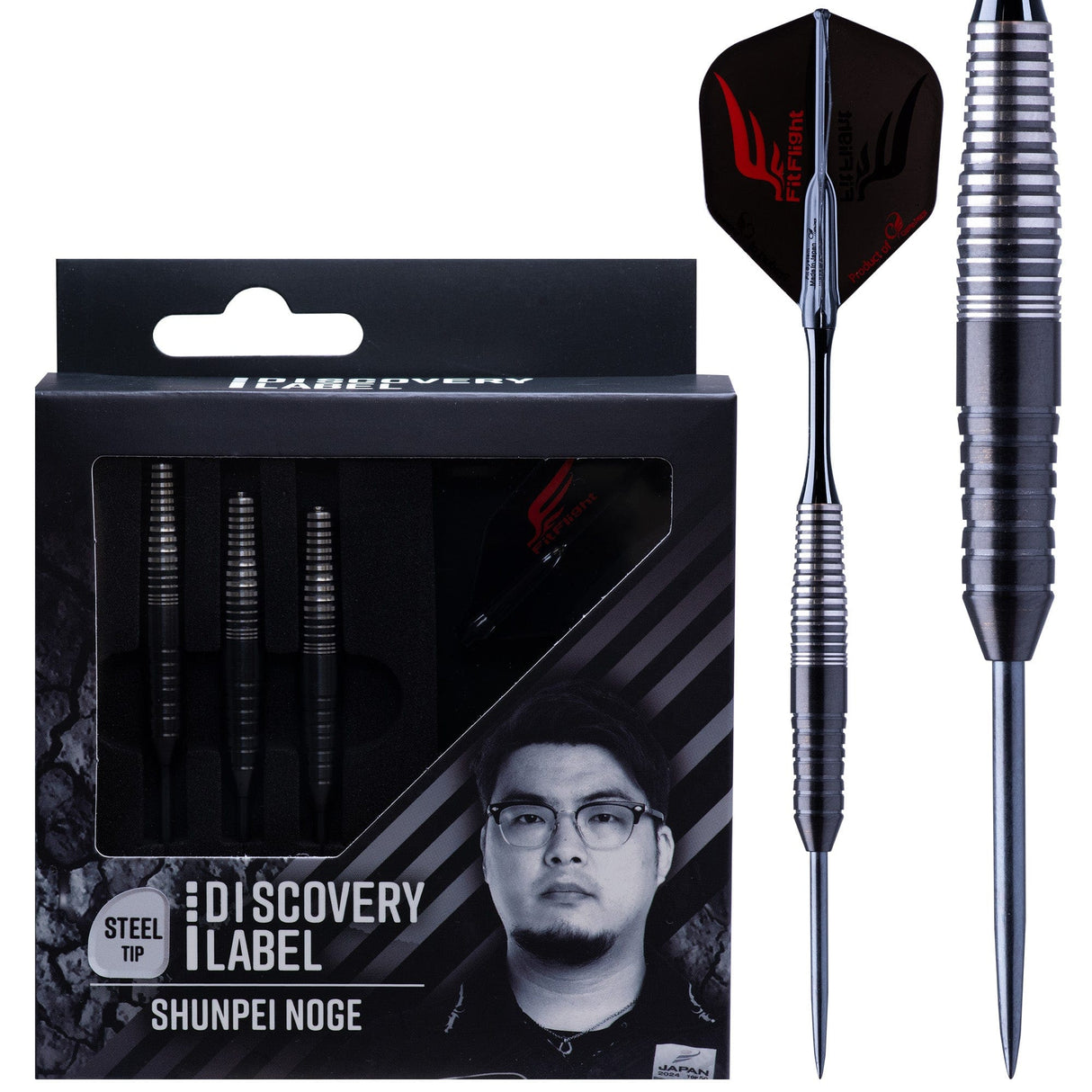 Cosmo Discovery Label Darts - Steel Tip - 90% Tungsten - Shunpei Noge - 21g