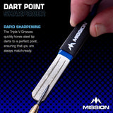 Mission Diamond  Point Sharpener - Large - Blue