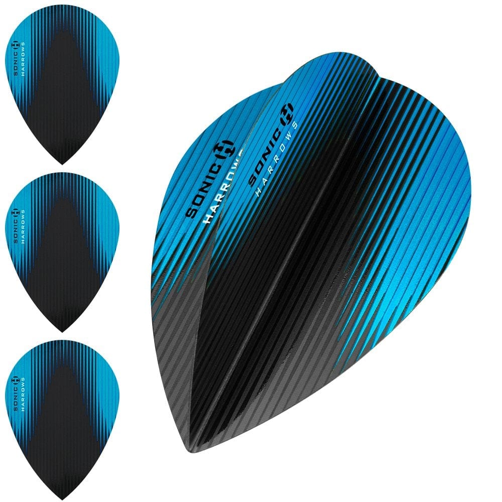 *Harrows Sonic X Dart Flights - Pear Shape - Sonic-X