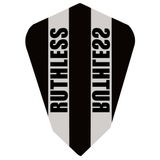 Ruthless - Clear Panel - Dart Flights - 100 Micron - Fantail Black