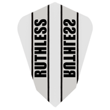 Ruthless - Clear Panel - Dart Flights - 100 Micron - Fantail White