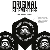 Original StormTrooper Dart Flights - Official Licensed - No2 - Std - Storm Trooper - Logo on Black