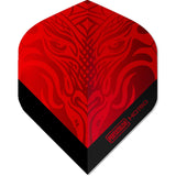 Pentathlon HD150 Metallic Dart Flights - Standard No2 - 150 Micron Red