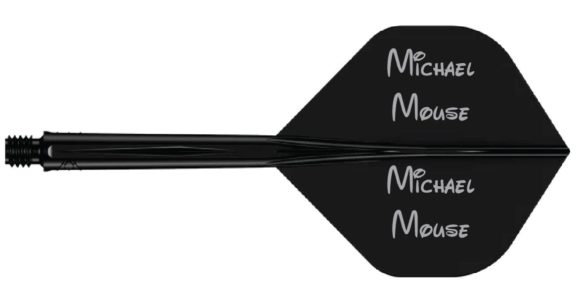 Mission Force 90 - New Moulded Flight & Shaft System - Black - Slim