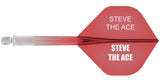 Mission Force 90 - New Moulded Flight & Shaft System - Standard No2 - Gradient - Transparent Red