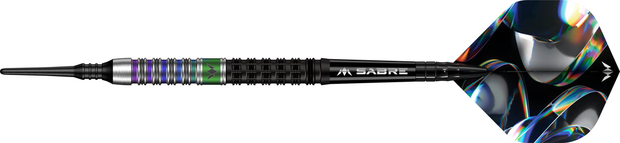 Mission Iridian Darts - Soft Tip - 90% Tungsten - Black & Coral PVD