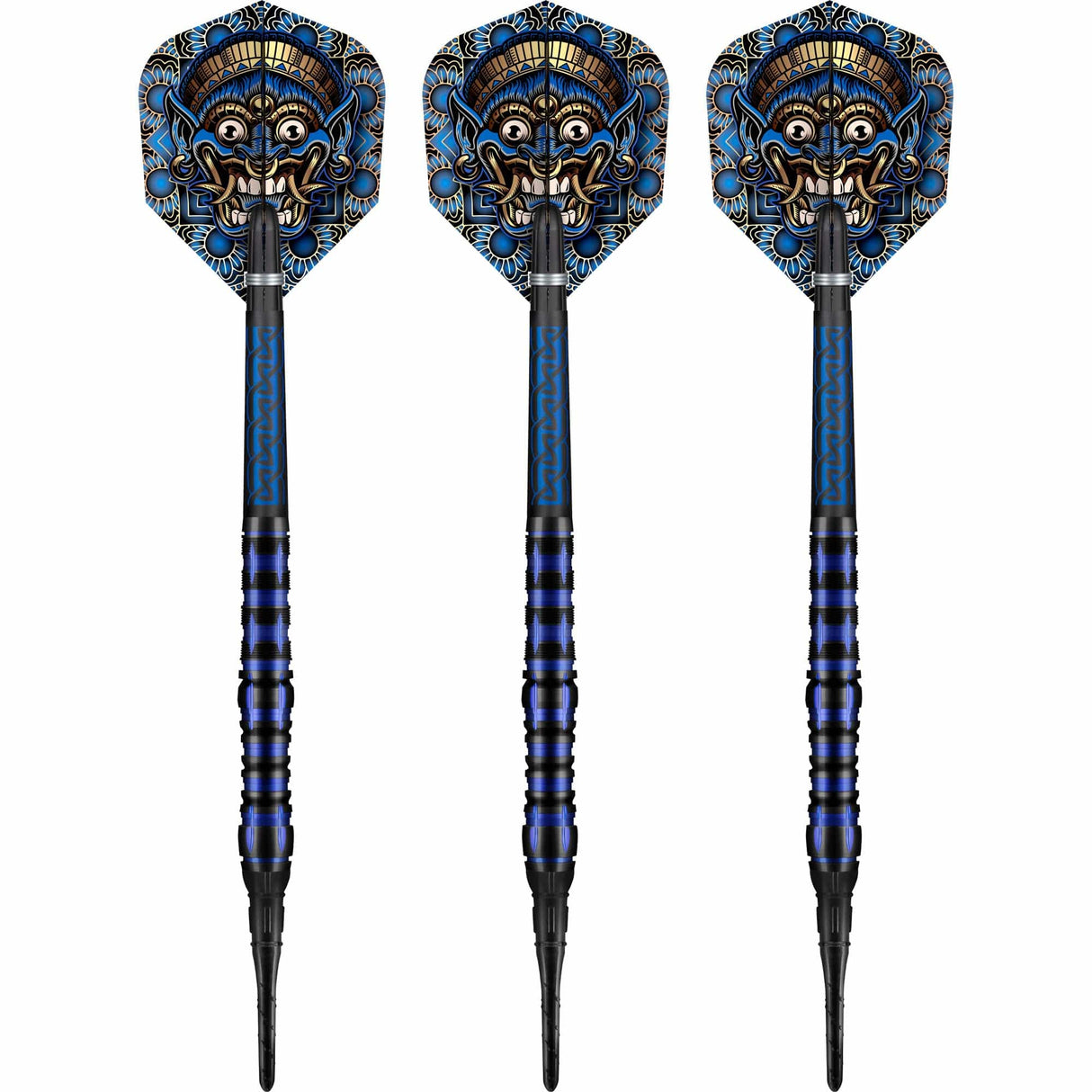 Shot Tribal Weapon Darts - Soft Tip - 90% Tungsten - Java