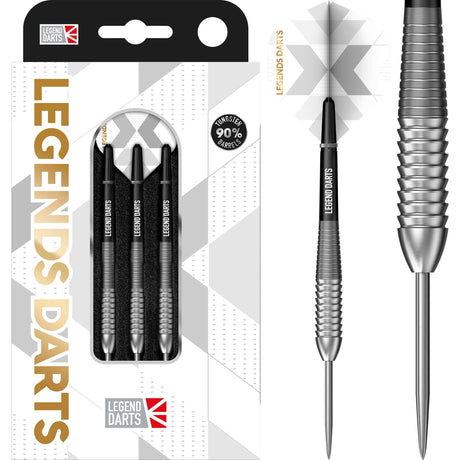 Legend Darts - Steel Tip - 90% Tungsten - Pro Series - V25 - Shark Bomb