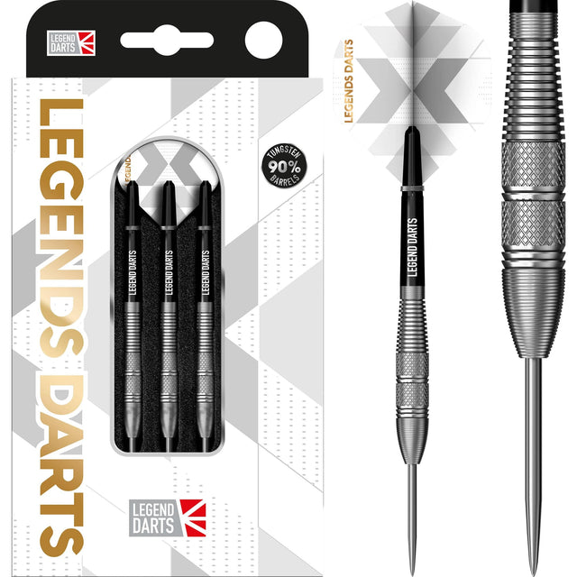 Legend Darts - Steel Tip - 90% Tungsten - Pro Series - V34 - Knurl Micro Mix