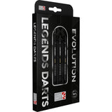 Legend Darts - Steel Tip - Evolution Series - B09 - Black - Knurled Bomb