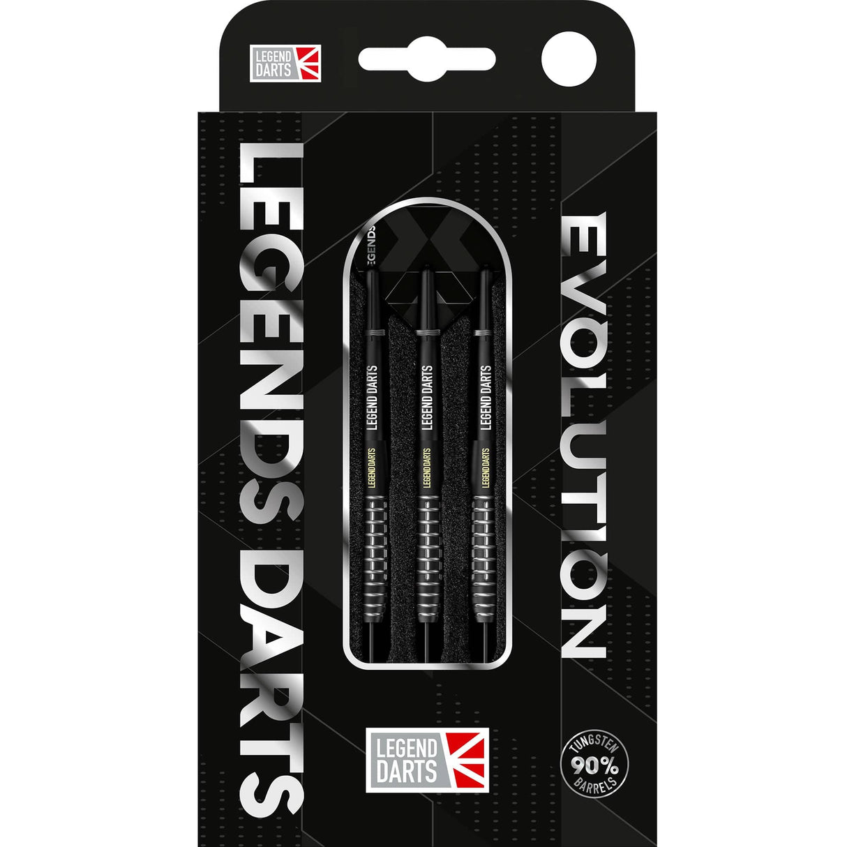 Legend Darts - Steel Tip - Evolution Series - B13 - Black - Grenade Bomb