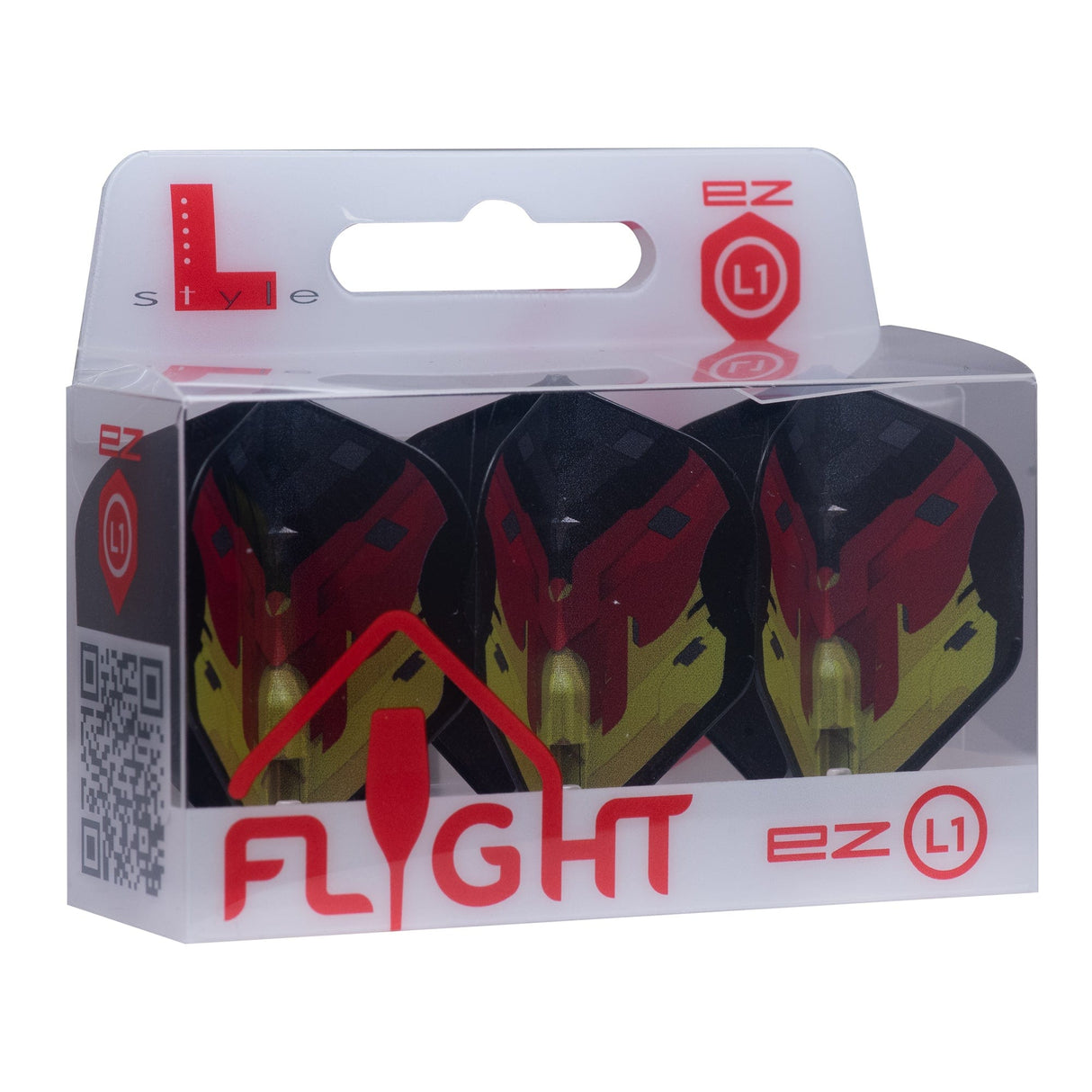 L-Style EZ L-Flights - Integrated Champagne Ring - L1EZ - V Series Type D - Germany - Black