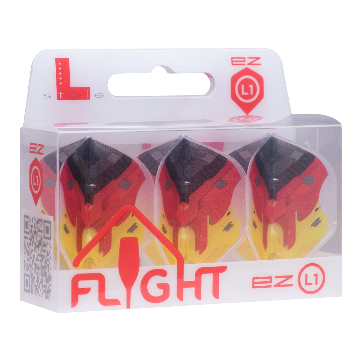 L-Style EZ L-Flights - Integrated Champagne Ring - L1EZ - V Series Type D - Germany - Clear White