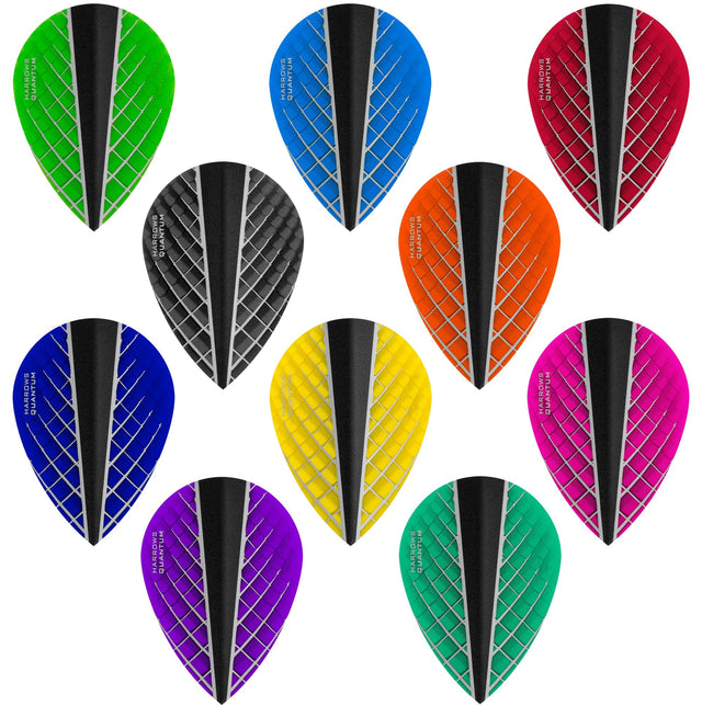 *Harrows Quantum X Dart Flights - 100 Micron - Pear