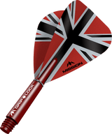 Mission Alliance X Black Kite Dart Flights Combo With Griplock Shafts Red / Short