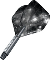 Mission Astral Dart Flights Combo With Griplock Shafts Grey / Short