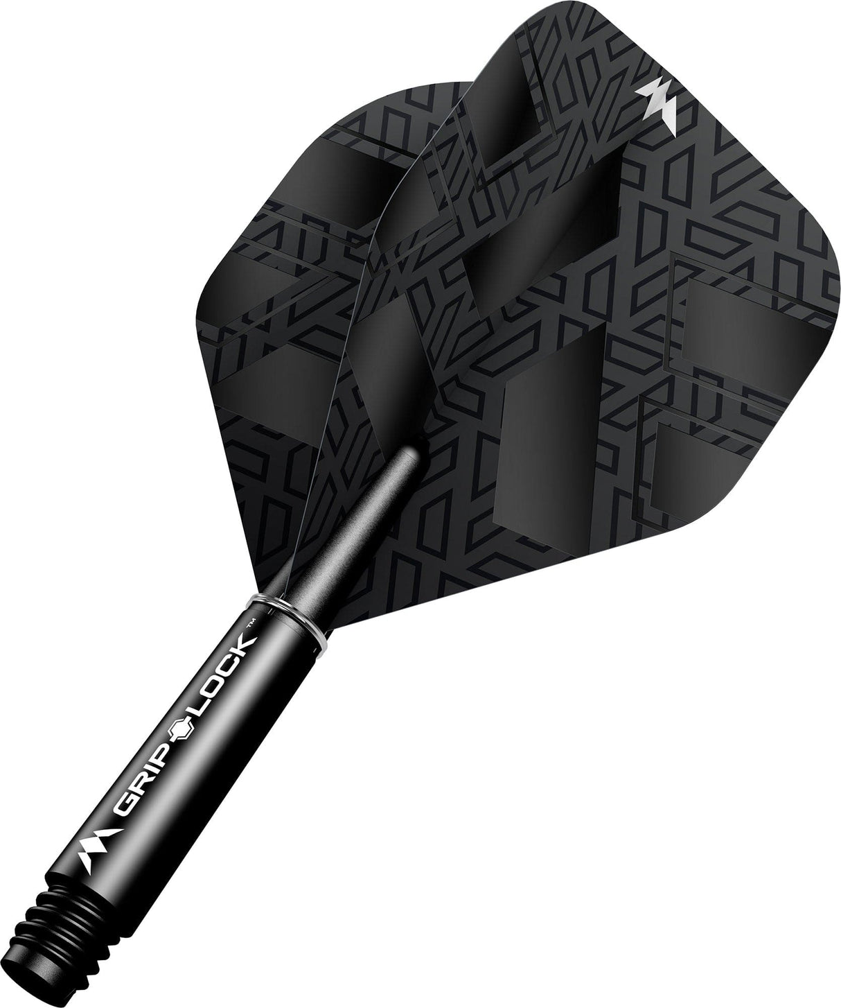 Mission Hazard Dart Flights Combo With Griplock Shafts Black / Short