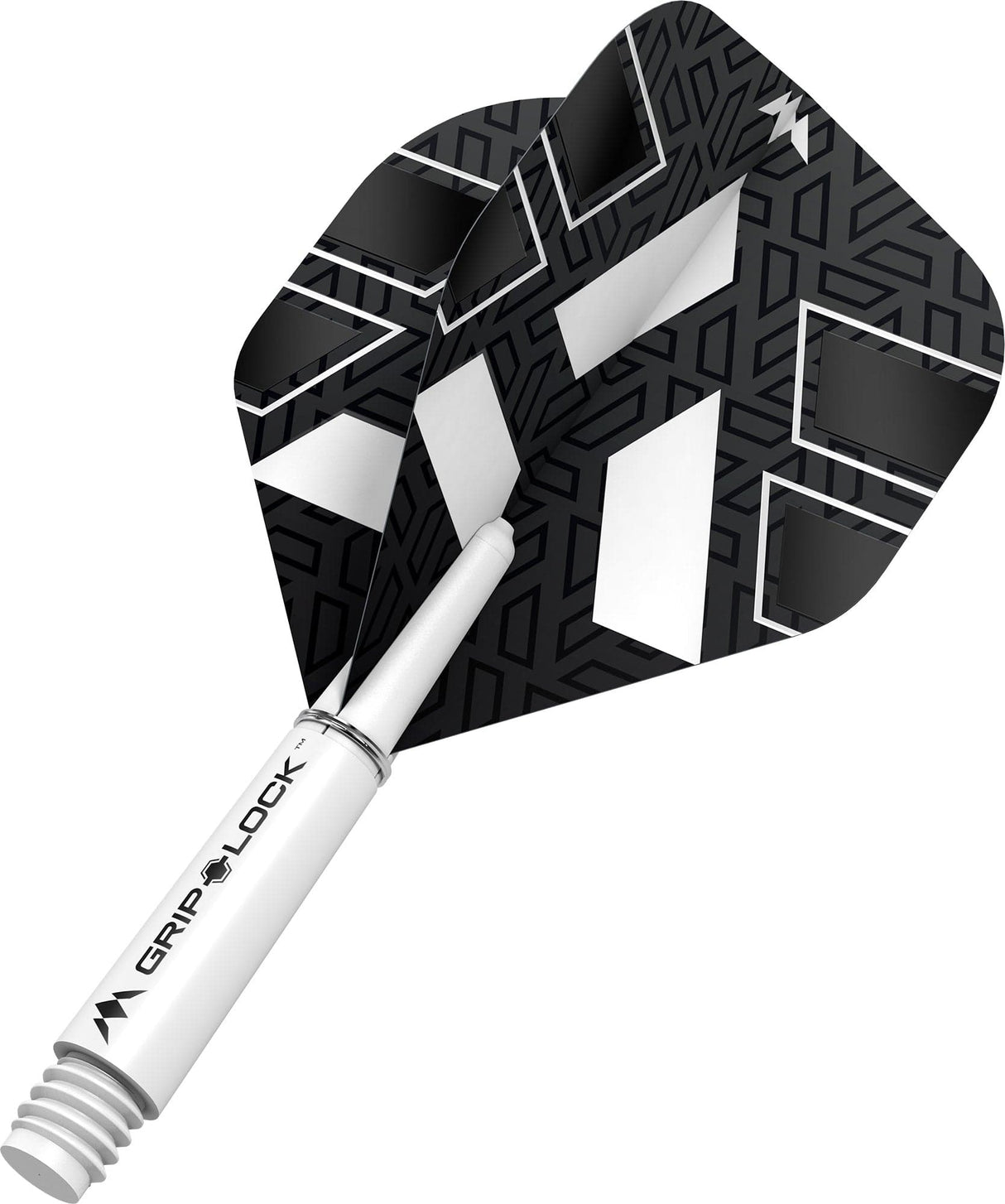 Mission Hazard Dart Flights Combo With Griplock Shafts White / Short