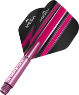 Mission Mesh No2 Dart Flights Combo With Griplock Shafts Pink / Short