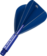 Mission Shade Kite Dart Flights Combo With Griplock Shafts Blue / Short