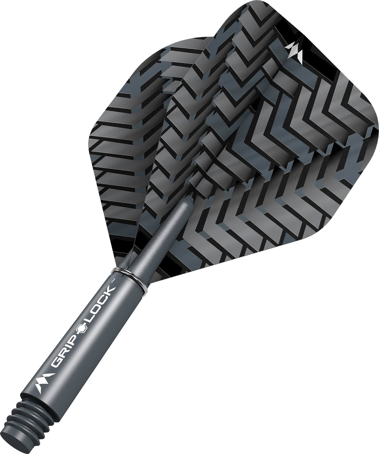 Mission Vex Dart Flights Combo With Griplock Shafts Grey / Short