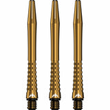 Mission Atom13 Aluminium Shafts - Anodised Metal Stems - Gold