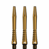 Mission Atom13 Aluminium Shafts - Anodised Metal Stems - Gold