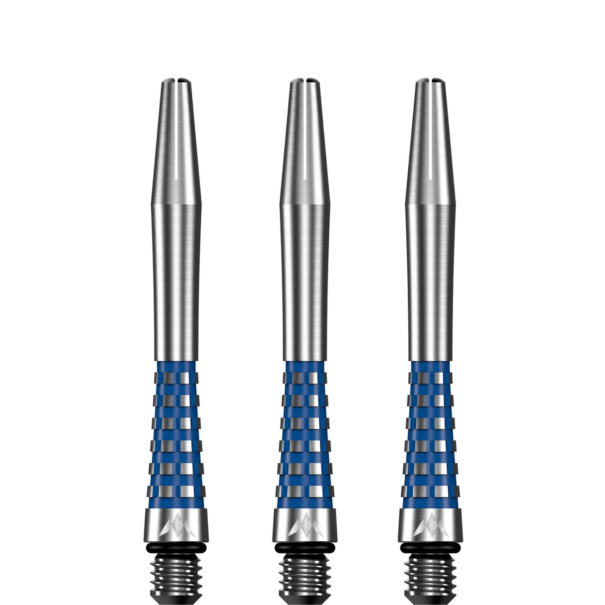 Mission Atom13 Aluminium Shafts - Natural Metal Stems - Blue