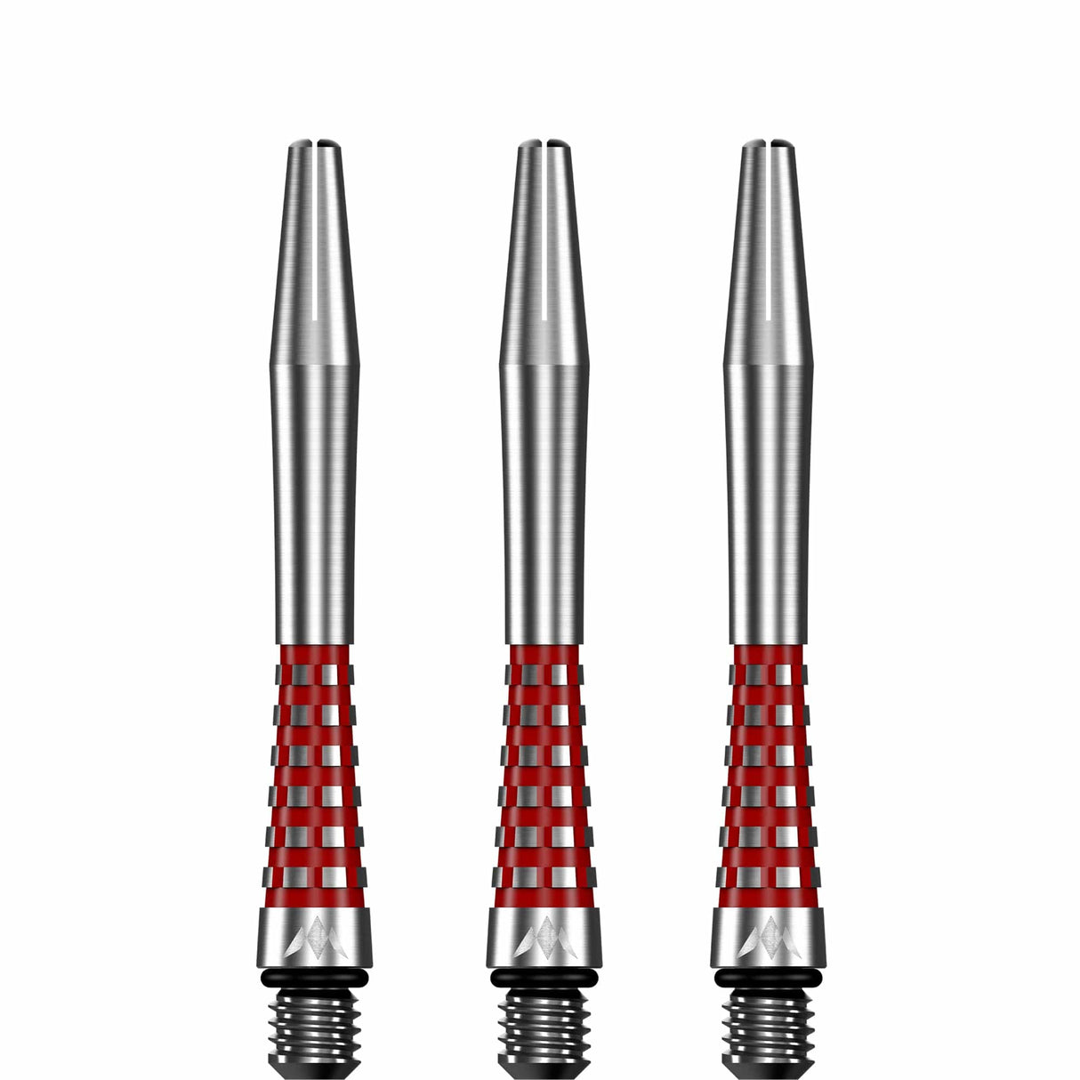 Mission Atom13 Aluminium Shafts - Natural Metal Stems - Red