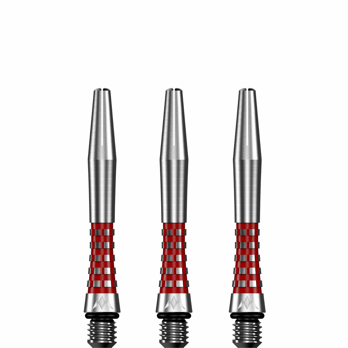 Mission Atom13 Aluminium Shafts - Natural Metal Stems - Red