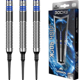 Mission Josh Rock Darts - Soft Tip - 80% - Silver & Blue 18g