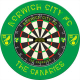 Norwich City FC - Official Licensed - The Canaries - Dartboard Surround - S2 - Green