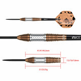 One80 Luxor Darts - Steel Tip - 90% Tungsten - Epsilon