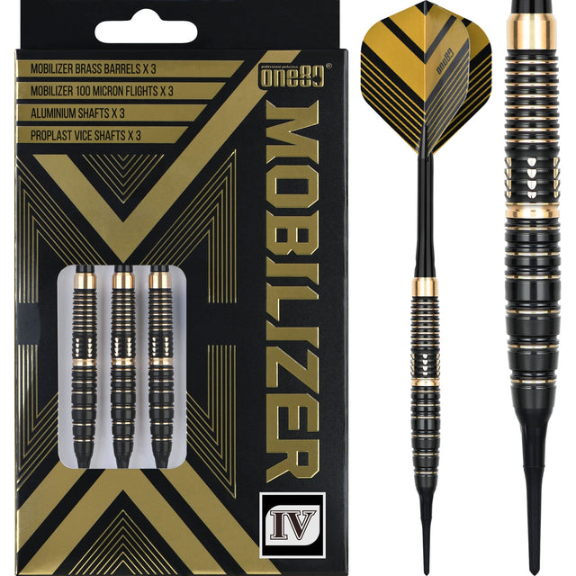 One80 Mobilizer Darts - Soft Tip - Brass - M04 - 18g