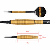 One80 Sandstorm Darts - Soft Tip - S02 - 18g